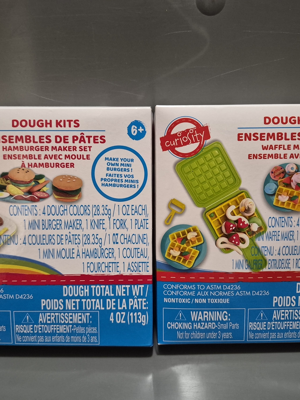 4 Waffle & Burger Dough Kits